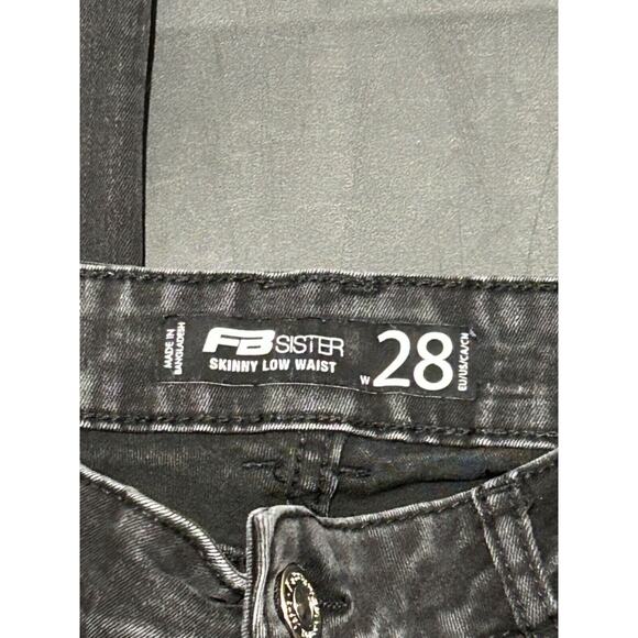 FB Sister Low Waist Straight size 28 in Denim - Picture 3 of 3
